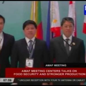 AMAF meeting centers talks on food security and stronger manufacturing