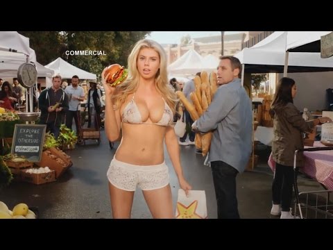 Charlotte McKinney in Carl’s Jr. Broad Bowl Ad Cooks Up Controversy