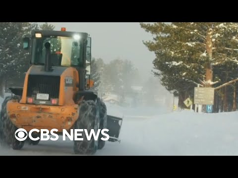 People trapped and running out of meals after California blizzard