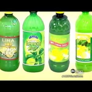 Supermarket Foods–Lemon Juice, Olive Oil, Syrup–Watered Down?