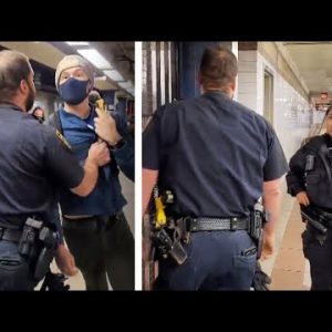 Man Asks Law enforcement officers Why They Aren’t Masked, Gets Eliminated From Subway