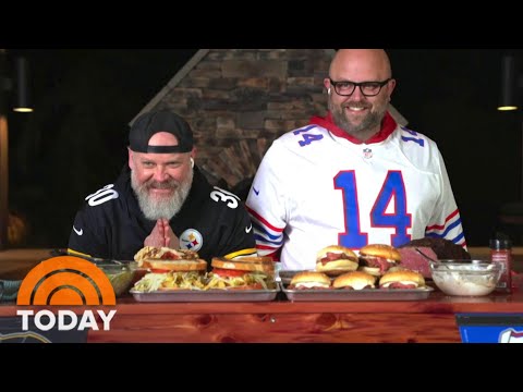 ‘Grill Dads’ Develop Football Food: Buffalo Red meat On Weck, Grilled Bologna Sandwiches | TODAY